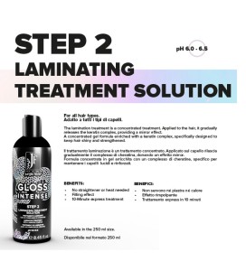 Gloss Intense Trattamento Laminante - Trattamento Laminazione - Step 2 - Capelli a Specchio - 250 ml - Jungle Fever