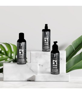 Trattamento Capelli Puri Detox Charcoal - Purificante, Detossinante, 3 prodotti - Jungle Fever